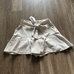 Zara Cream Mini Skirt